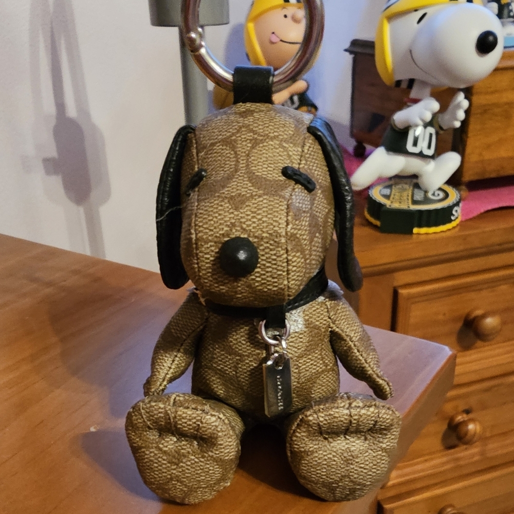 Coach Snoopy Leather Charm